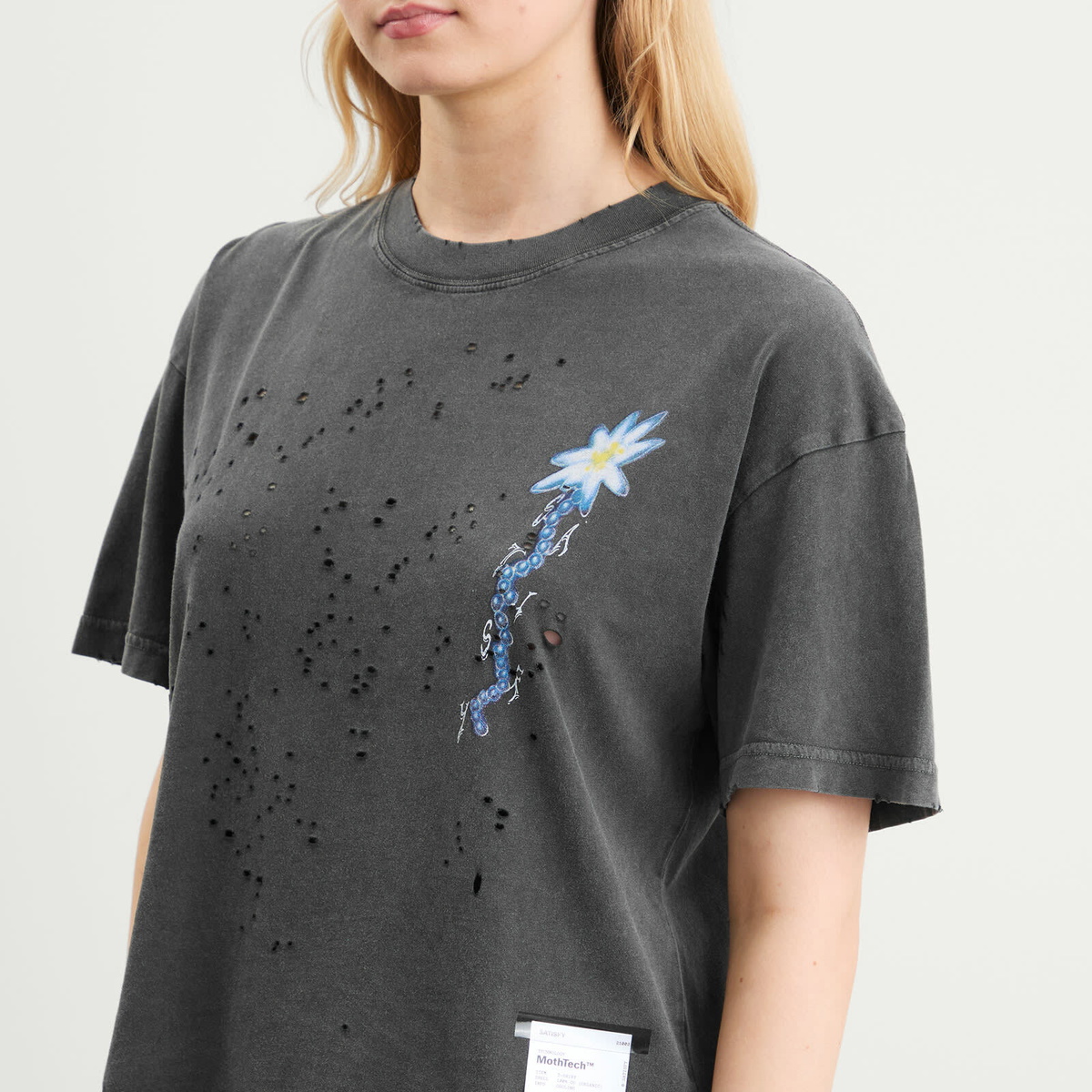 Satisfy Women's MothTech T-Shirt in Aged Black