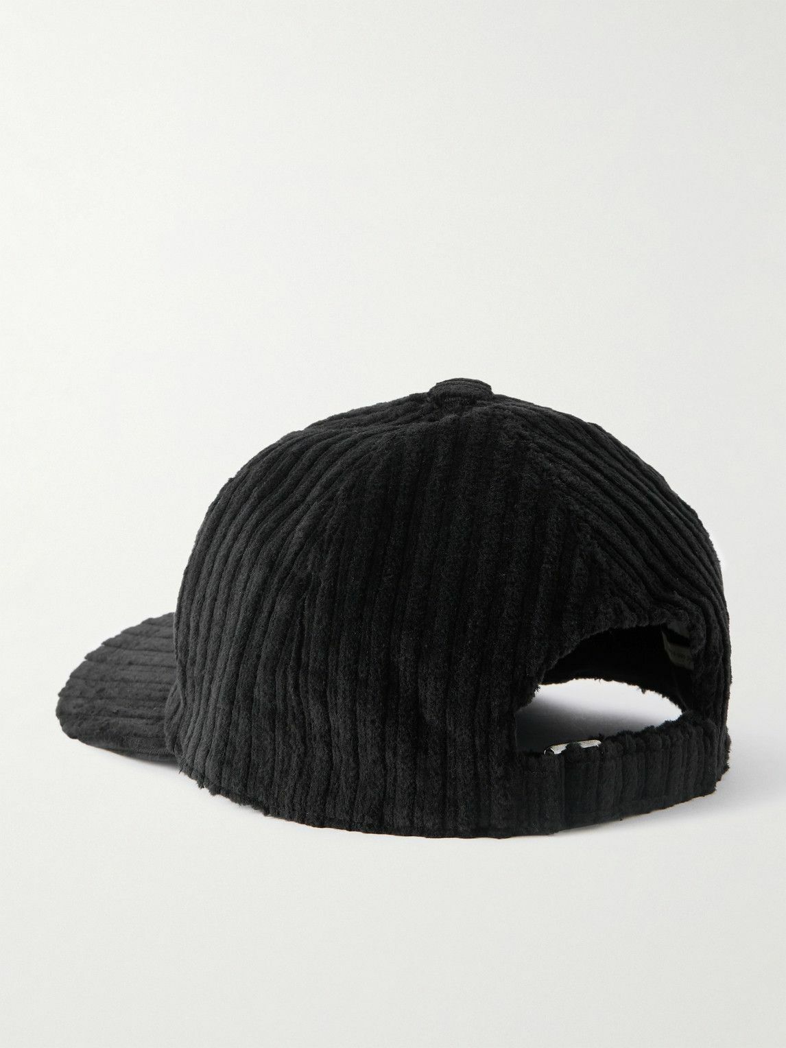 Massimo Alba - Chance Logo-Embroidered Cotton-Blend Corduroy Baseball Cap - Black