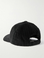 Massimo Alba - Chance Logo-Embroidered Cotton-Blend Corduroy Baseball Cap - Black