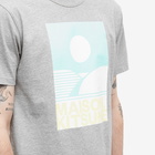 Maison Kitsuné x Anthony Burrill Logo T-Shirt in Grey Melange