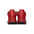 Alexander McQueen Black and Red Oversized Runner Sneakers