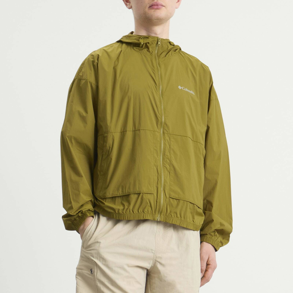 Columbia Men's Street Heights™ Windbreaker in Mossy Green