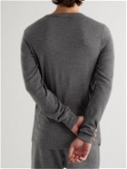 Visvim - Sport Lakota Slim-Fit Logo-Appliquéd Wool-Jersey T-Shirt - Gray