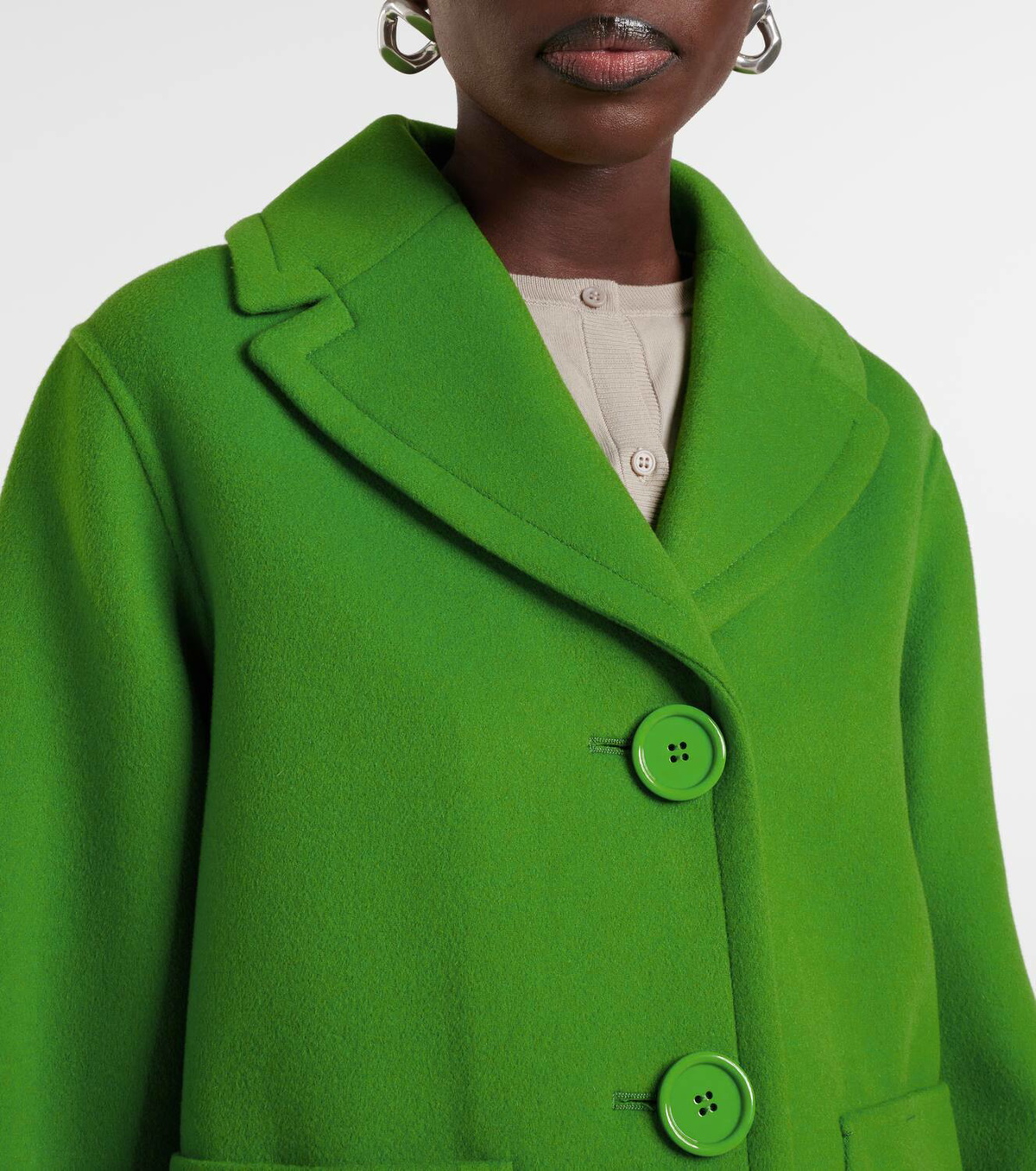 ジャケット S Max Mara SINGLE BREASTED WOOL WINDSOR JACKET S Max Mara WINDSOR Wool single-breasted jacket | REVERSIBLE