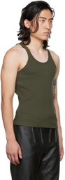 Dion Lee Green E-Hook Tank Top