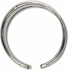 Alexander McQueen Silver Cutout Ring