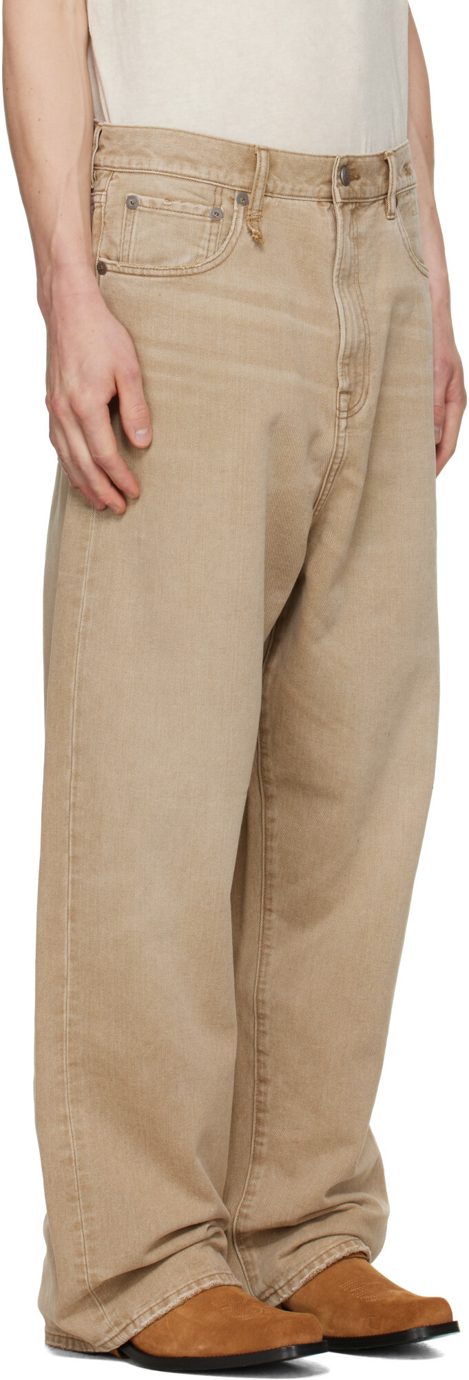 R13 Beige Venti Jeans