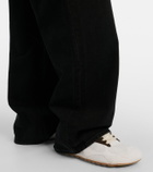 Bottega Veneta Orbit Flash suede-trimmed sneakers
