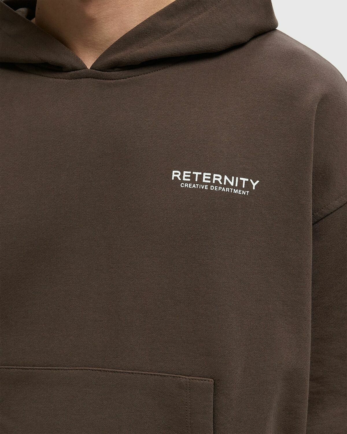 Reternity CREATIVE DEPT HOODIE Brown Mens Hoody