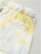 Jungmaven - Tie-Dyed Hemp and Organic Cotton-Blend Jersey Drawstring Shorts - Yellow