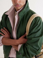 BODE - Coach Waxed-Cotton Blouson Jacket - Green