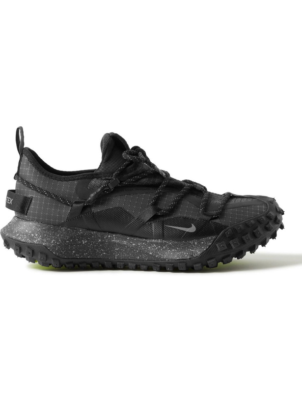 Photo: Nike - ACG Mountain Fly Rubber-Trimmed GORE-TEX Sneakers - Gray