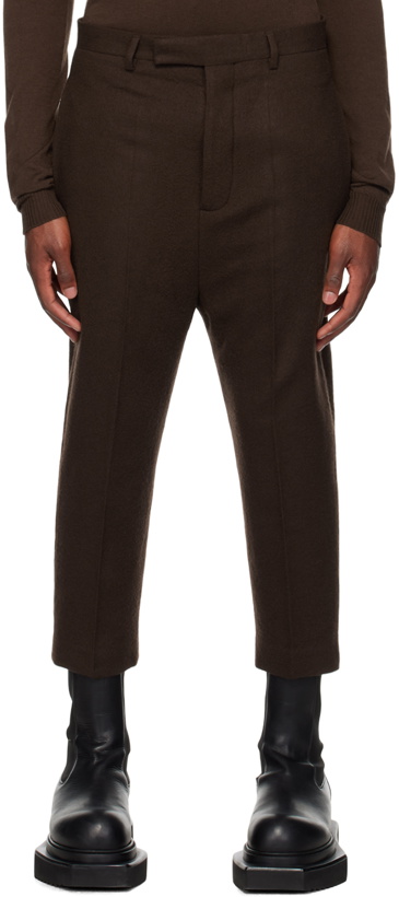 Photo: Rick Owens Brown Astaires Trousers