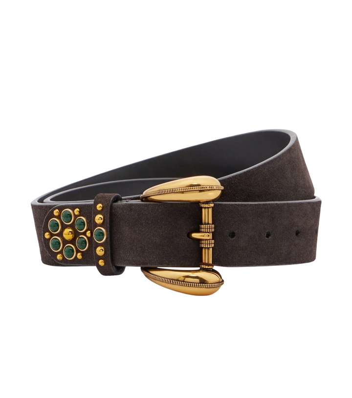 Photo: Etro Embellished suede belt