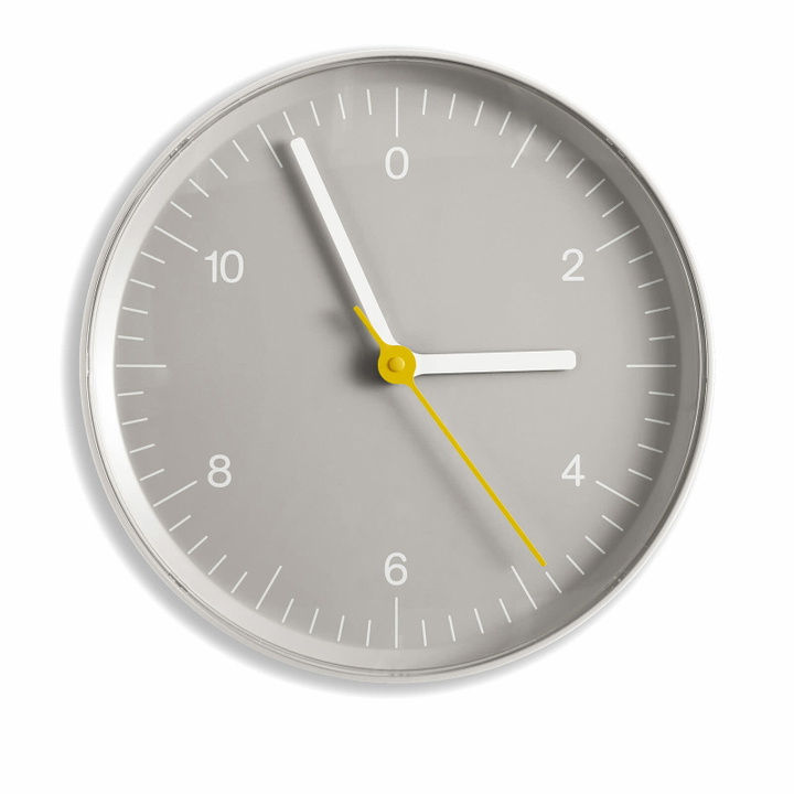 Photo: HAY Jasper Morrison Wall Clock in Grey 