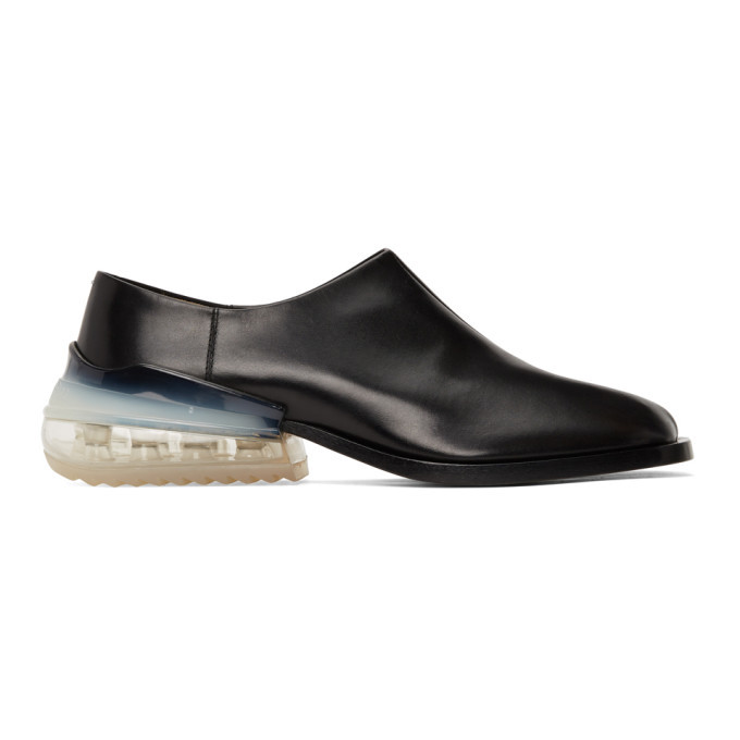 Photo: Maison Margiela Black Airbag Tabi Loafers