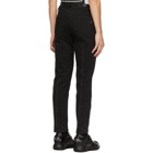 Juun.J Black Front Seam Jeans