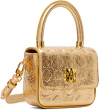 AMIRI Gold MA Quad Nano Bag