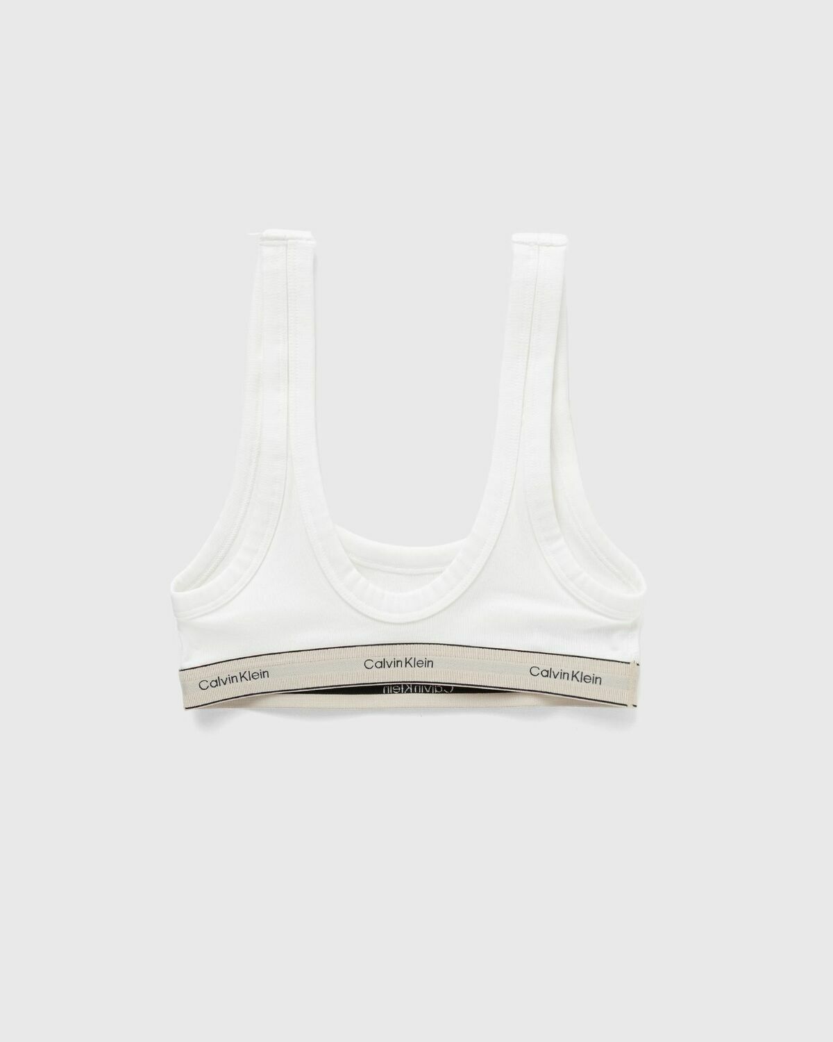 Calvin Klein Underwear UNLINED BRALETTE White Womens (Sports-) Bra