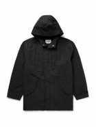 Corridor - M59 Stone-Washed Cotton-Blend Shell Hooded Field Jacket - Black