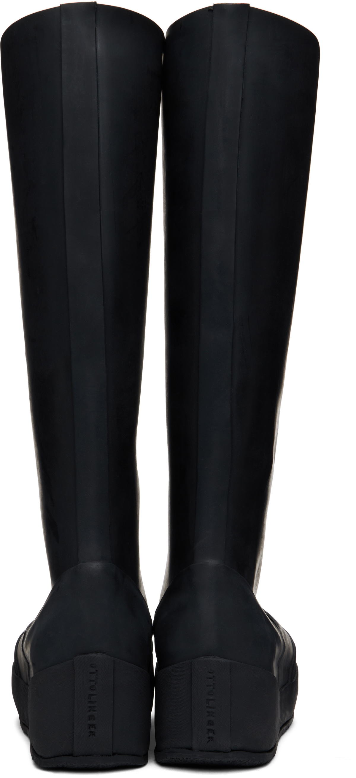 Ottolinger Black Rubber Tall Boots