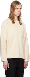 ZANKOV Off-White Crewneck Sweater