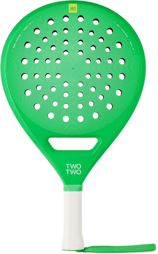 Photo: TWOTWO Green PLAY ONE Padel Racket