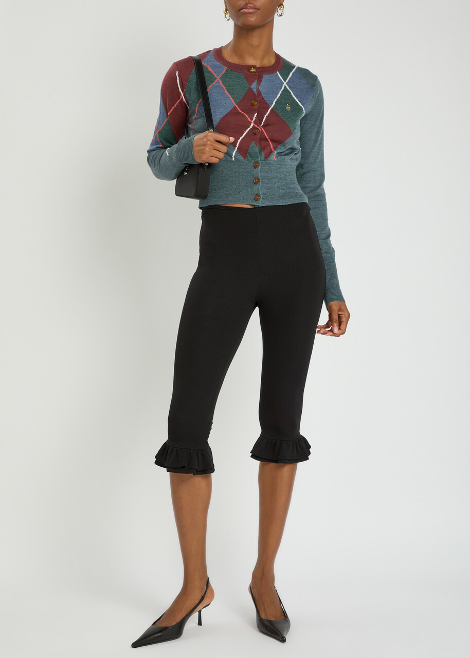 Vivienne Westwood Argyle Wool-blend Cardigan Multicoloured