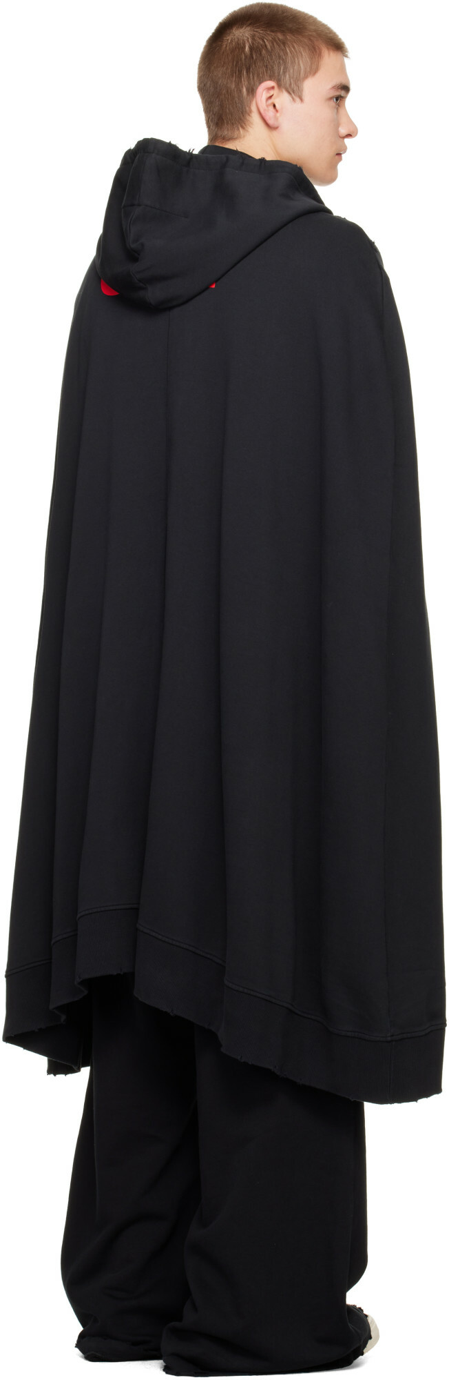 MATIÈRES FÉCALES Black 'Cult' Zip Cape