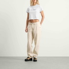 Dime Women's Cursive Denim T-Shirt in White