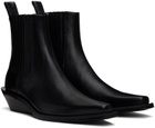 Ann Demeulemeester Black Harper Pointy Medium Heel Chelsea Boots
