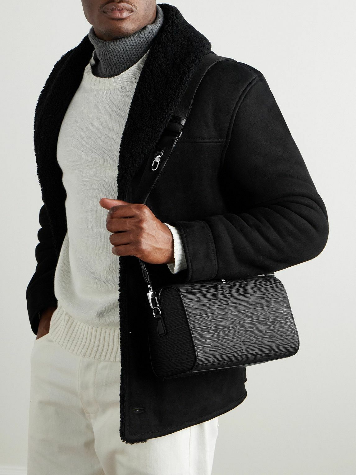 Montblanc - Meisterstück 142 Textured-Leather Messenger Bag