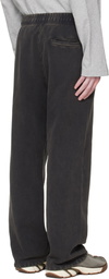 Entire Studios Black Straight Leg Sweatpants