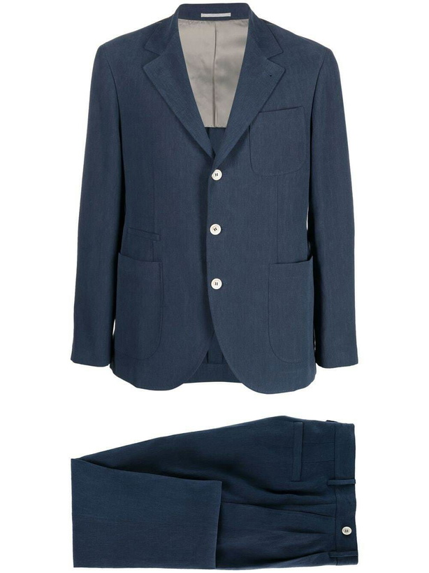 Photo: BRUNELLO CUCINELLI - Linen Single-breasted Suit