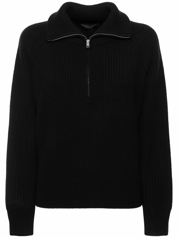 Photo: NILI LOTAN - Garza Half Zip Cashmere Sweater