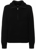 NILI LOTAN - Garza Half Zip Cashmere Sweater