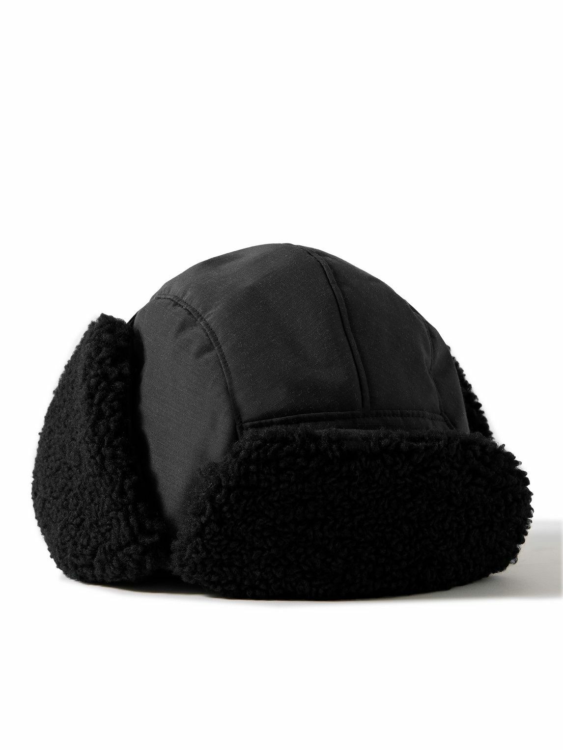 Snow Peak - Padded Ripstop and Faux Shearling Trapper Cap Snow Peak