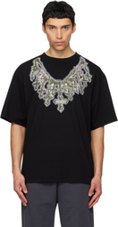 We11done Black Cross Necklace T-shirt