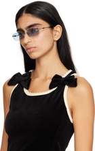 BONNIE CLYDE Silver Metal Lisp Sunglasses