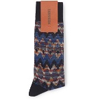 Missoni - Crochet-Knit Cotton-Blend Socks - Navy