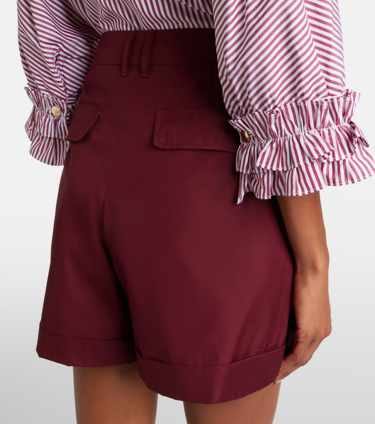 'S Max Mara Cotton poplin shorts