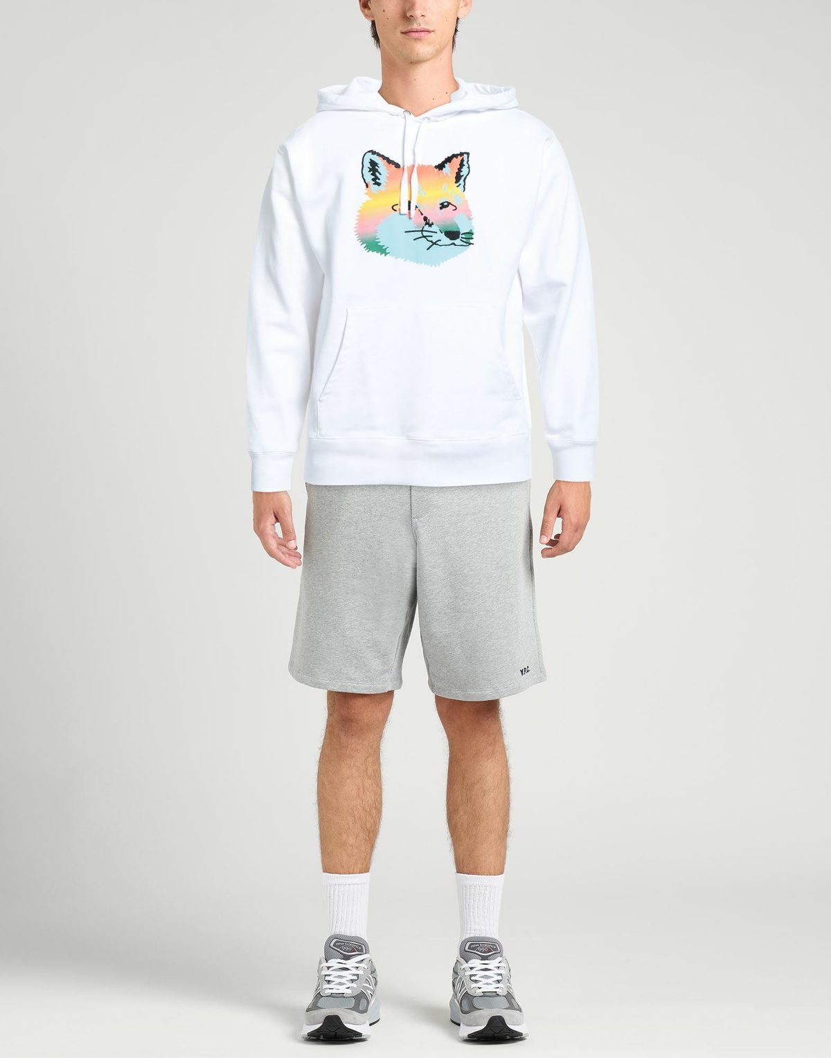Maison Kitsuné Mens Sweatshirt in White