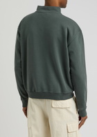 Club 1984 Signature Half-zip Cotton Sweatshirt Grey