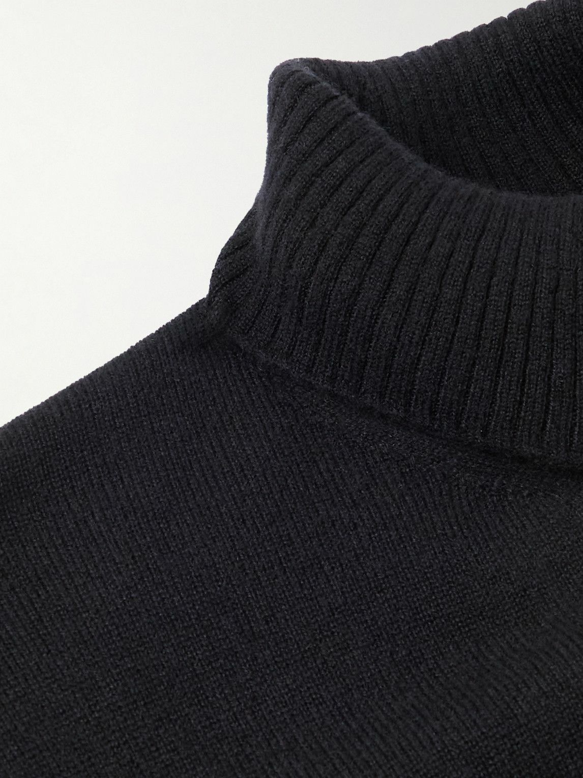 Rubinacci - Cashmere Rollneck Sweater - Black