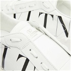 Valentino Men's Open Skate Sneakers in White/Black