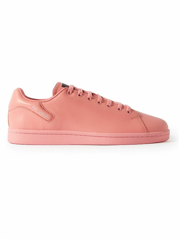 Photo: Raf Simons - Orion Leather Sneakers - Pink