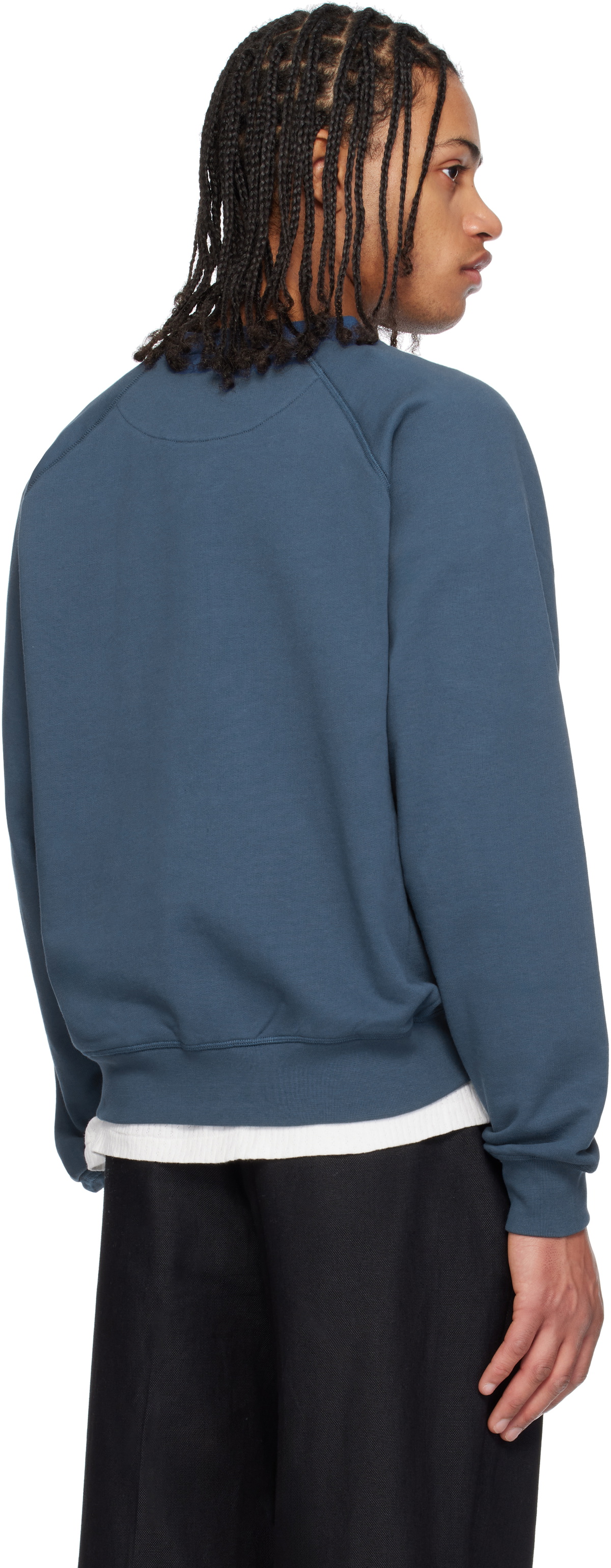 Vivienne Westwood Blue Stencil Orb Raglan Sweatshirt