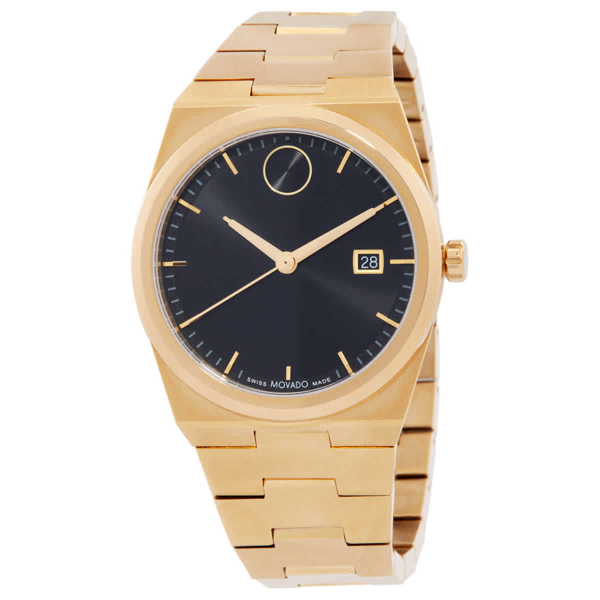 Movado BOLD Quest Quartz Black Dial Mens Watch 3601223