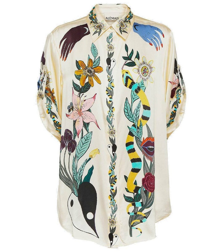 Photo: Alémais Meagan floral silk shirt