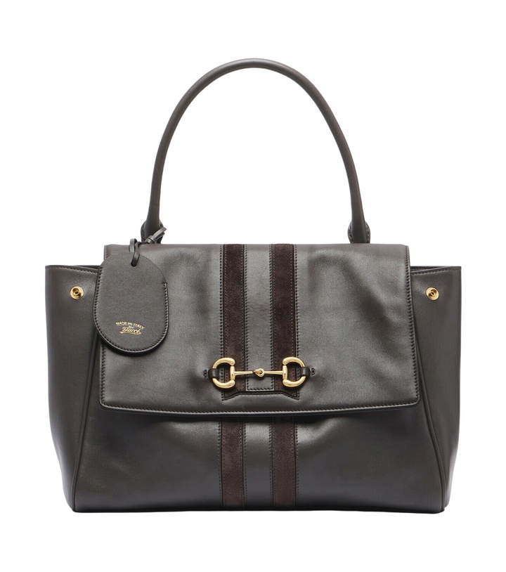 Photo: Gucci Paparazzo leather Medium shoulder bag